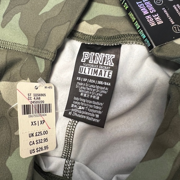 NWT PINK camouflage shorts - Picture 6 of 6